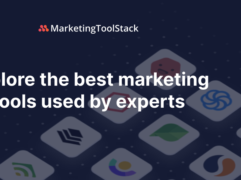 MarketingToolStack Screenshot