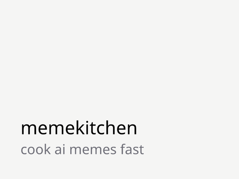 Meme Kitchen Screenshot