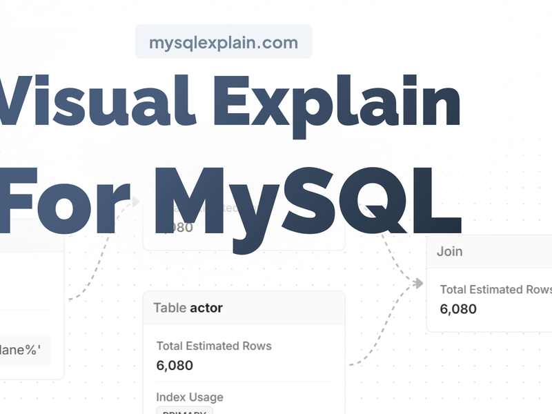 MySQL Visual Explain
