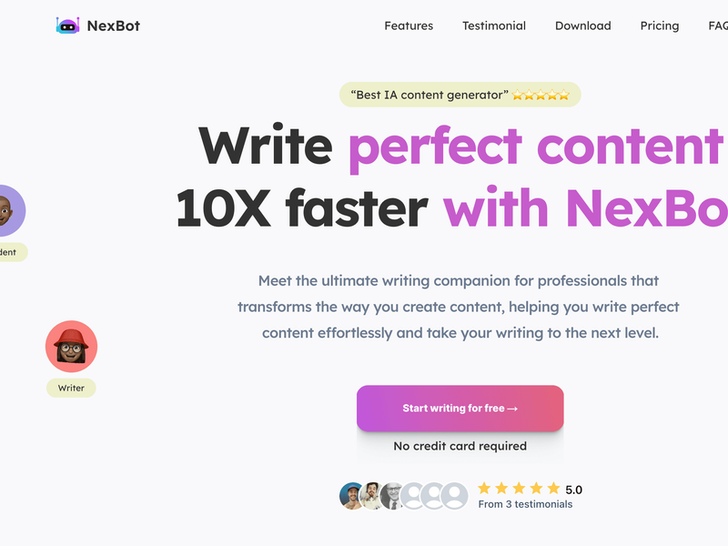 NexBot AI Screenshot