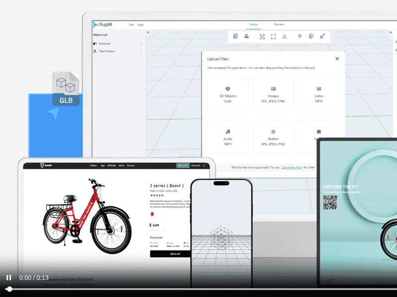 No Code Augmented Reality Platform Screenshot