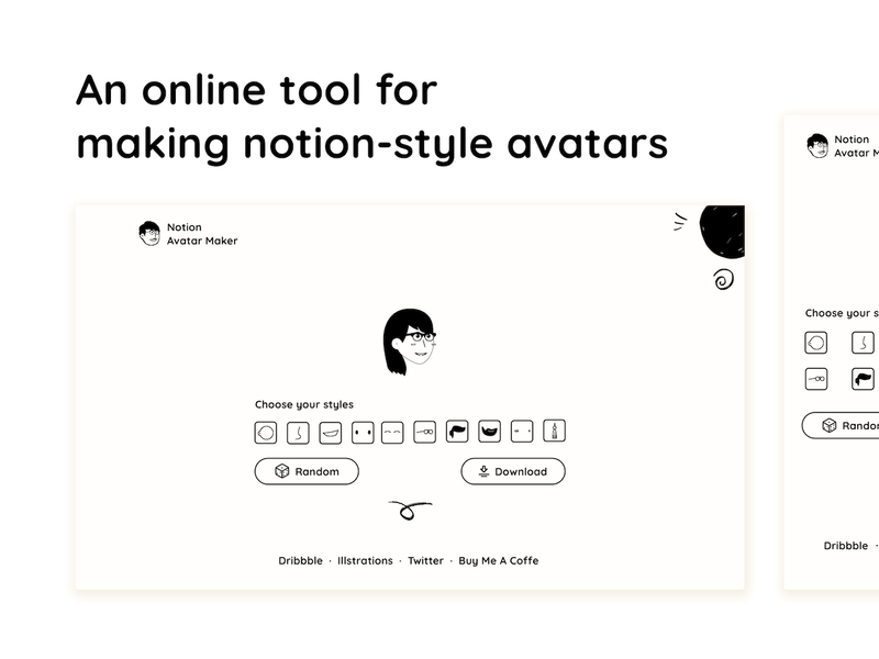 Notion Avatar Maker Screenshot