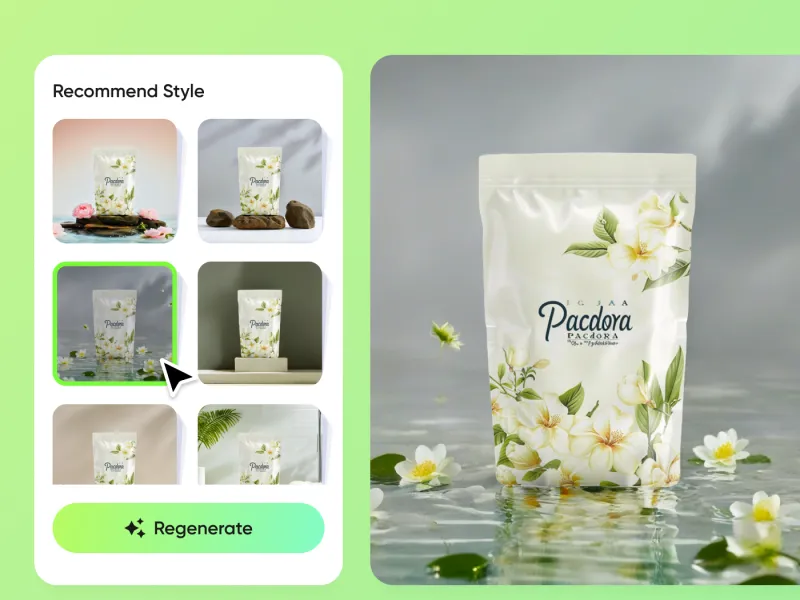 Pacdora AI Background Generator