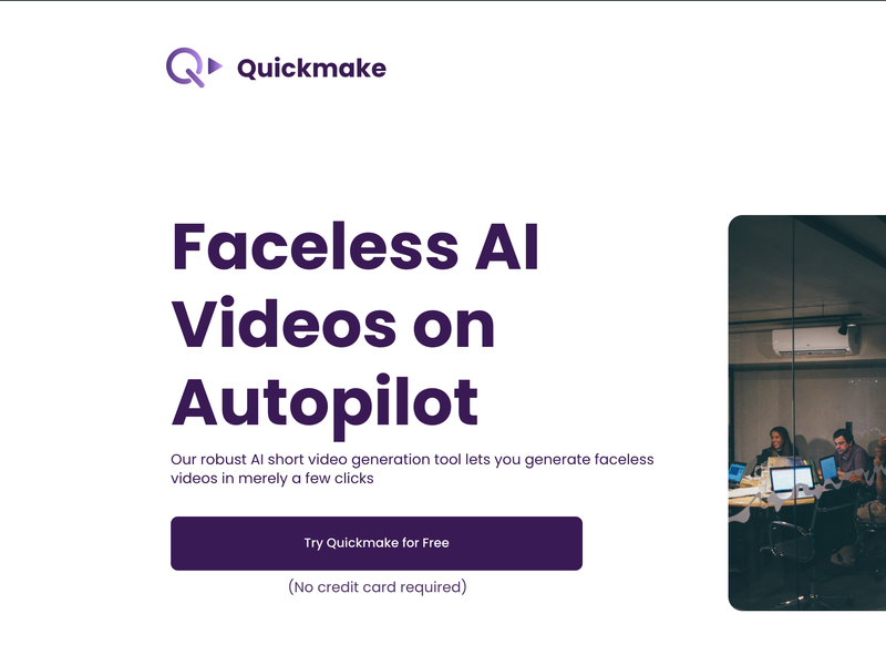 Quickmake AI Screenshot
