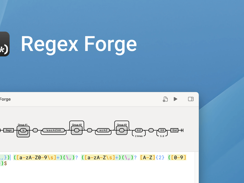 Regex Forge Screenshot