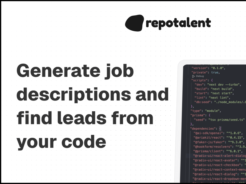 Repotalent Screenshot