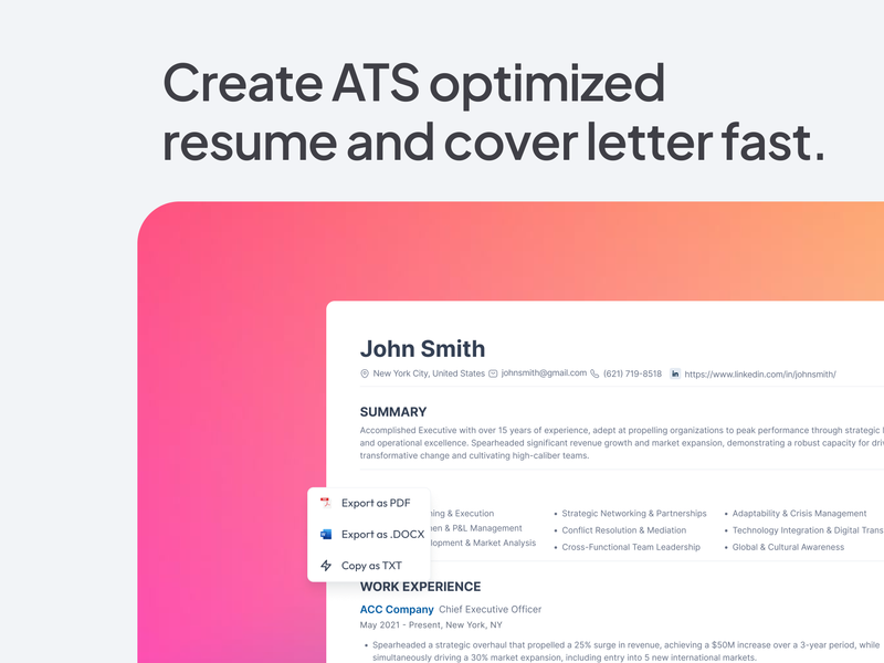 ResumeRanker Screenshot