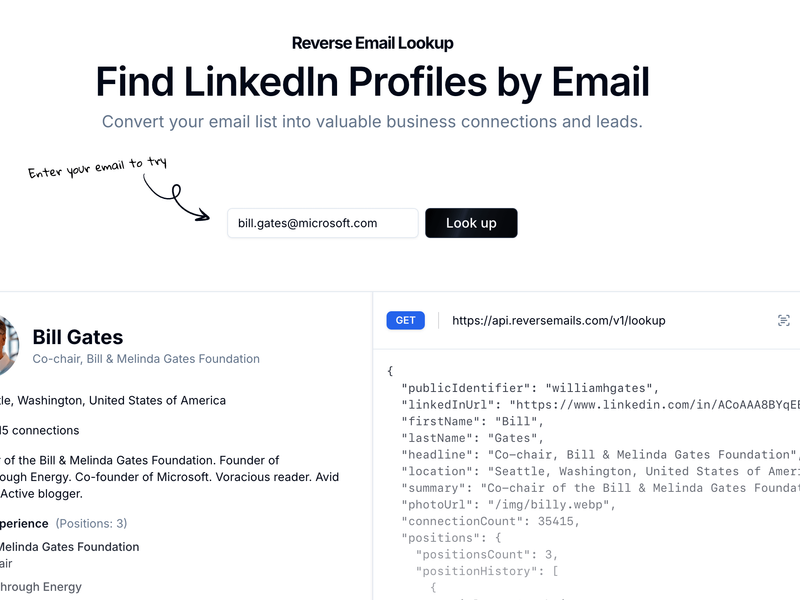 ReverseMails Screenshot