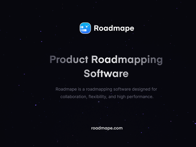 Roadmape Screenshot