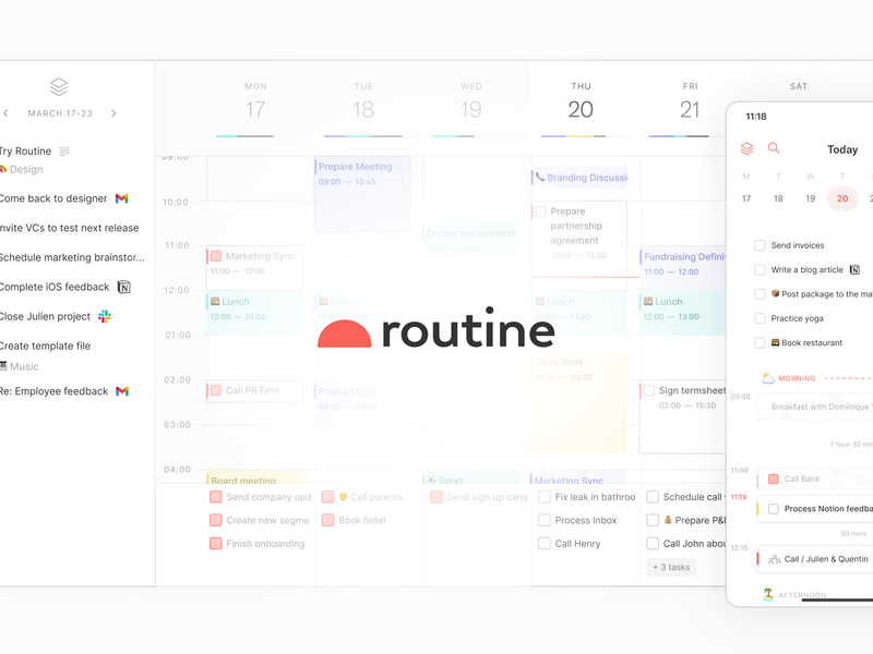 Routine Screenshot