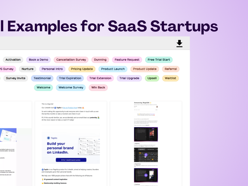 SaaSEmails Screenshot