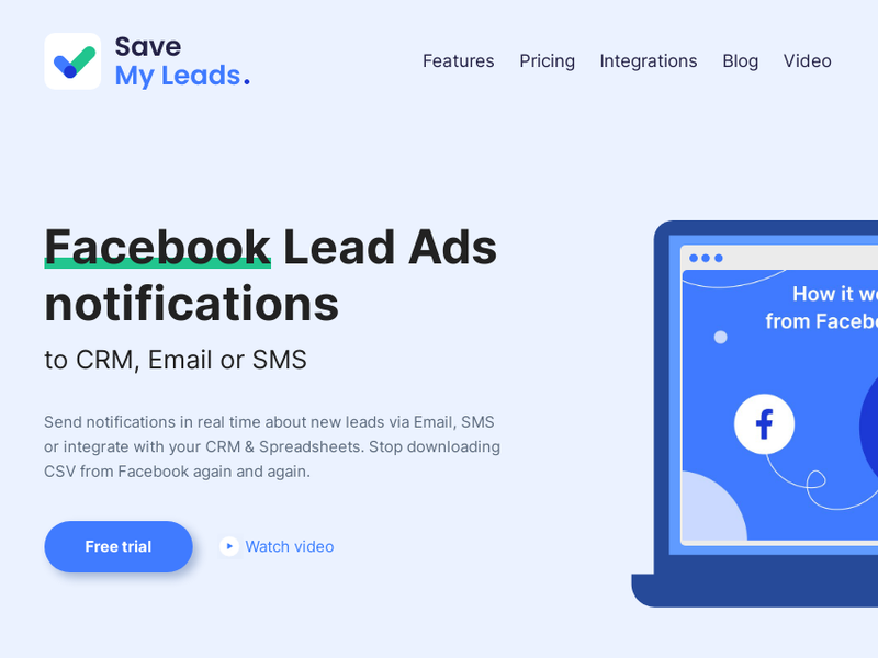 SaveMyLeads Screenshot