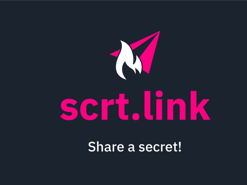 Scrt.link Screenshot