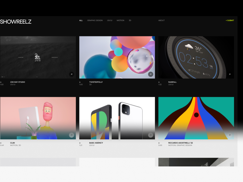 Showreelz Screenshot