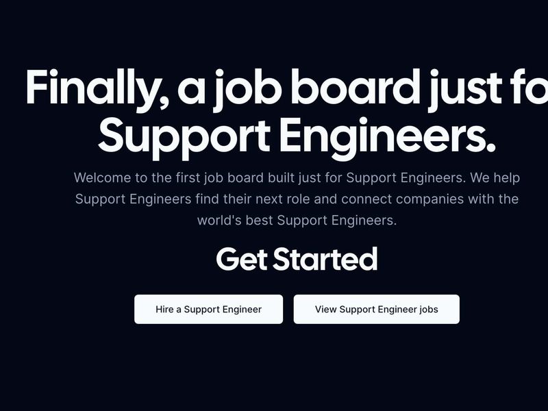 Support Engineer Pro