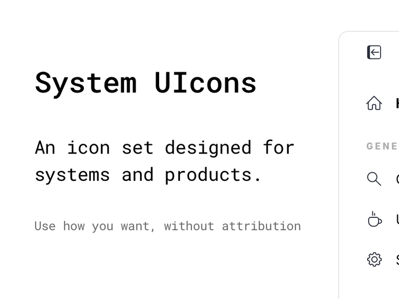 System UIcons Screenshot