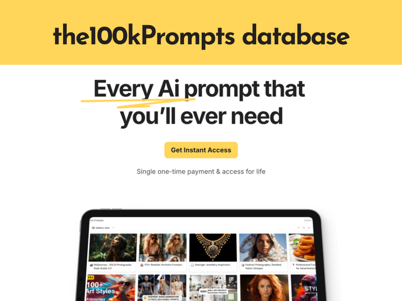 the100k Prompts Screenshot