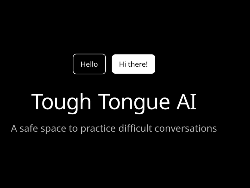 Tough Tongue AI Screenshot