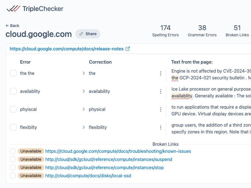 TripleChecker Screenshot