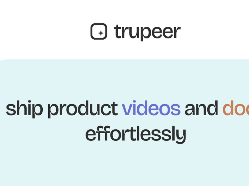 Trupeer.ai Screenshot
