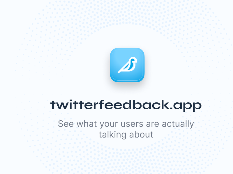TwitterFeedback.app Screenshot