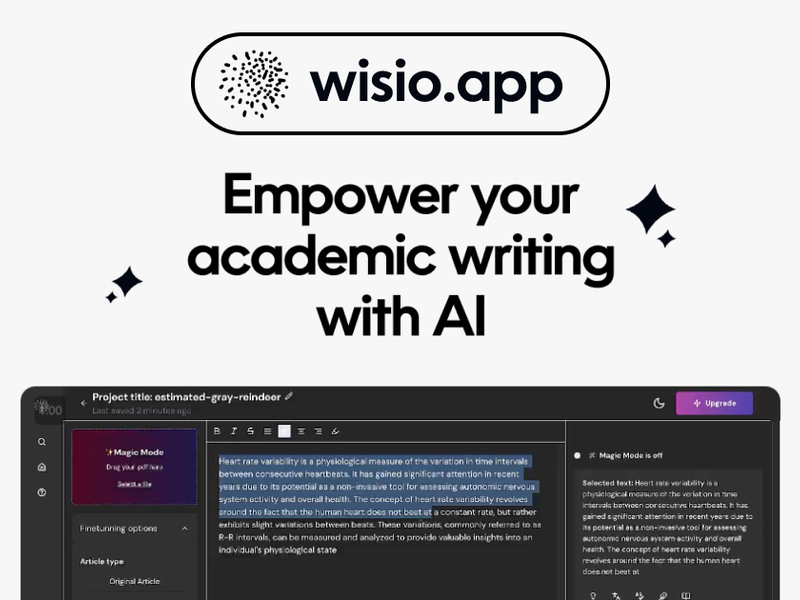 wisio.app Screenshot