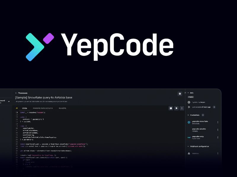 YepCode Screenshot