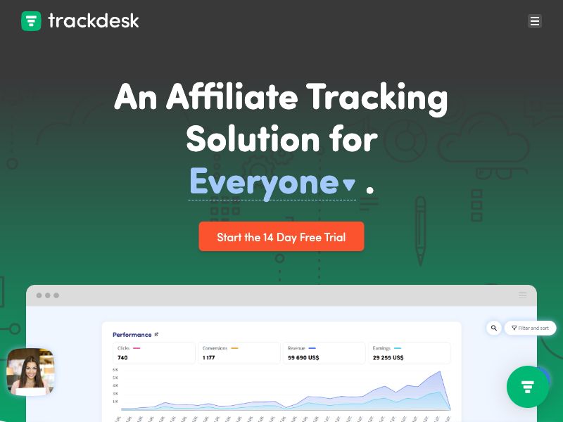 Trackdesk Screenshot