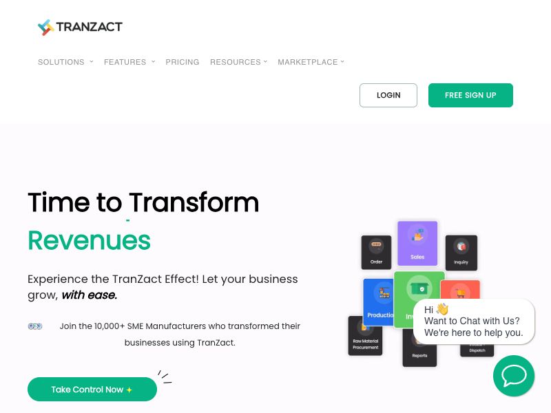 TranZact Screenshot
