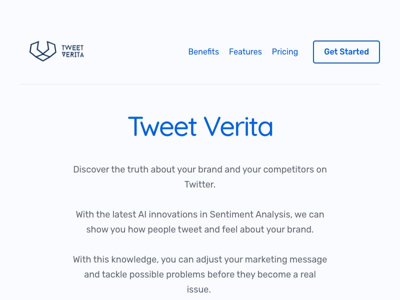 Tweet Verita Screenshot