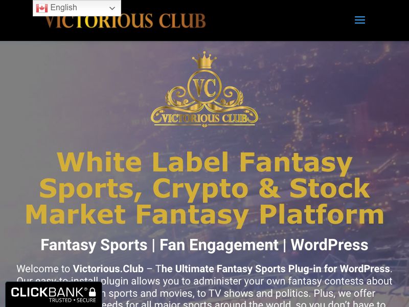 Victorious Club Fantasy Sports Screenshot