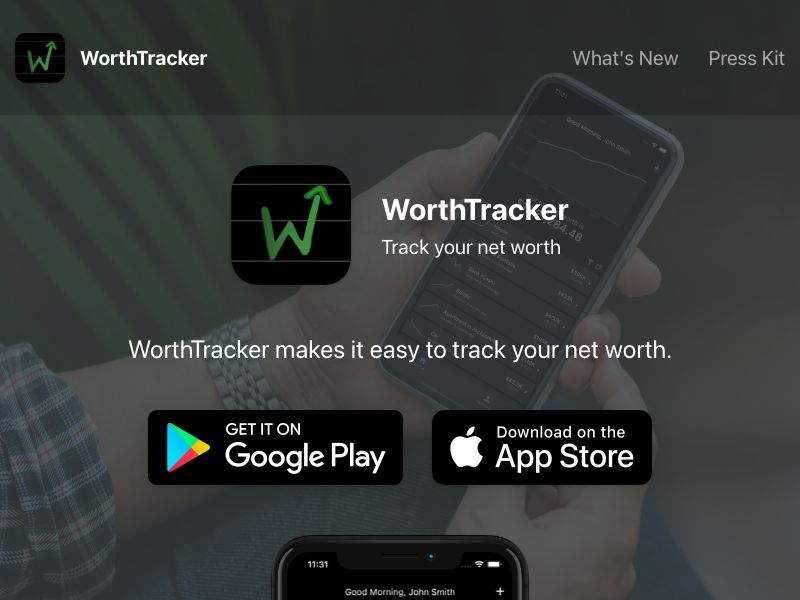 WorthTracker Screenshot